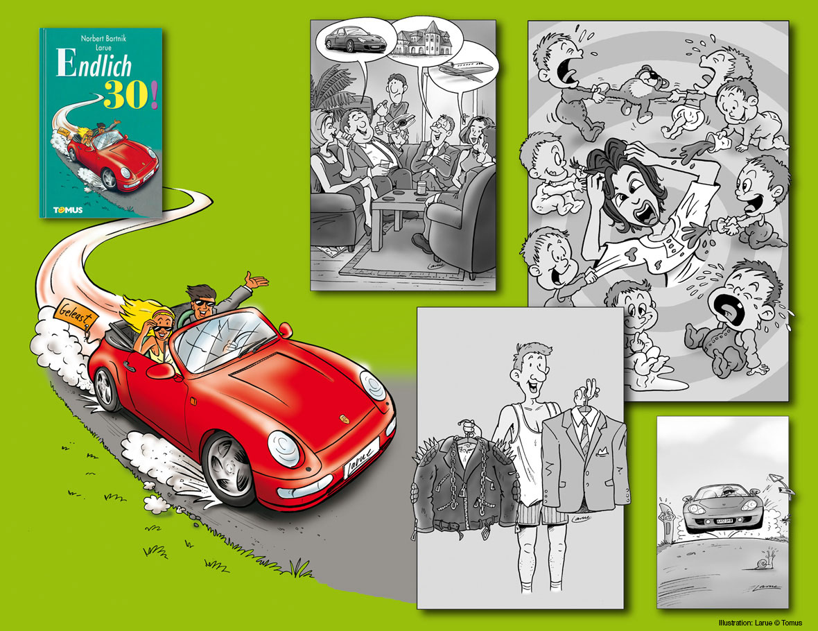 Illustration Endlich 30 © Tomus Verlag